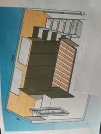 camera con letto a soppalco 