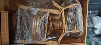 set bamboo per terrazzo giardino 