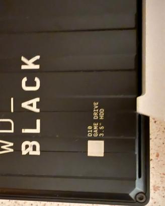 Hard Disk esterno Xbox pc WD Black D10 12tb