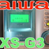 AIWA Mini Hi-Fi 3 CD Changer Cassette Radio XS-G3