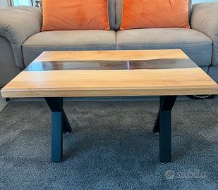 Tavolino da caffè/ salotto - river table