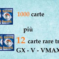 Pokémon GCC: 1000 carte più 12 rare tra GX V VMAX