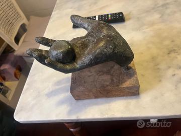 Scultura in bronzo. Mid Century.