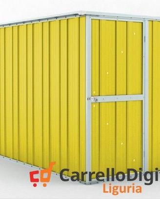 deposito attrezzi giardino 175x307cm 5,4mq giallo