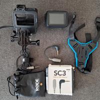 Go Pro Hero 7 Black + KIT da Motovlog e supporti