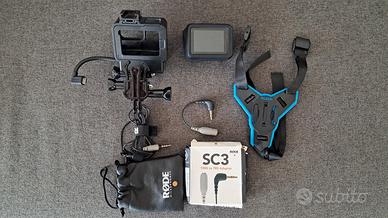 Go Pro Hero 7 Black + KIT da Motovlog e supporti