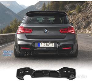 DIFFUSORE BMW F20 LCI 15-19 LOOK CS NERO LUCIDO