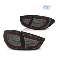FANALI PER HYUNDAI IX35 10-13 LIGHT BAR FONDO NERO