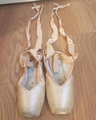 Scarpe punte gesso danza classica taglia XXXM4 1/2