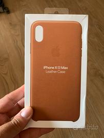Cover pelle iPhone XS Max originale Apple