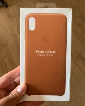 Cover pelle iPhone XS Max originale Apple