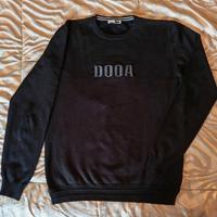 Maglione DOOA Nero - Taglia L-Logo a rilievo