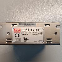 Alimentatore Mean Well RS-50-12  12 V