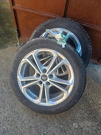 Cerchi opel 17  5x115  con gomme M+S