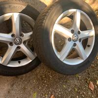 cerchioni Volkswagen in alluminio D 16 con gomme