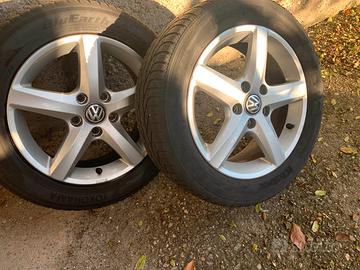 cerchioni Volkswagen in alluminio D 16 con gomme