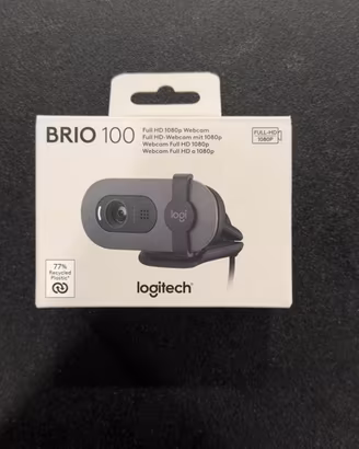 Webcam Logitech Brio 100 nuova Graphite