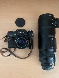 Fotocamera Reflex Zenit+teleobiettivo 300mm