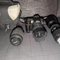 Nikon d70 più obiettivi 