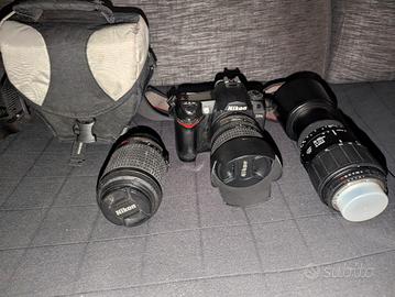 Nikon d70 più obiettivi 