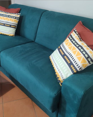 Divano letto 3 posti con Materasso Memory 18cm