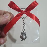 Portachiavi portafortuna gufetto chiavi auto moto 