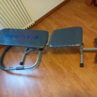 panca addominali palestra