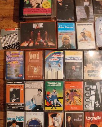 musicassette  vhs e cd