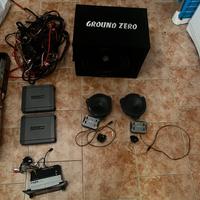 Impianto audio completo montabile su fiat punto.