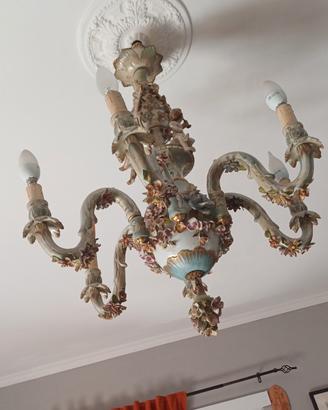 lampadario Capodimonte