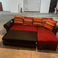 Divano letto con penisola