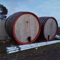 Botti vino per esposizione