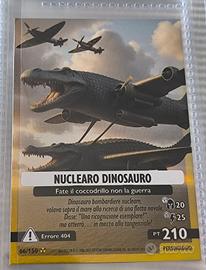 Carta Rara Brainrot Nuclearo Dinosauro