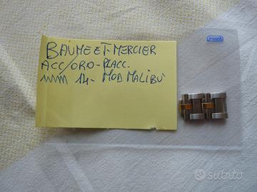 Baume et Mercier 2 maglie acc oro mod Malibù orig