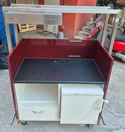 Mobile postazione lavoro su rotelle