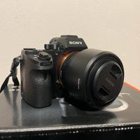 Sony 7sii + obiettivo e accessori (in garanzia)