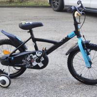 Bici bimbo ruote da 16" con rotelline