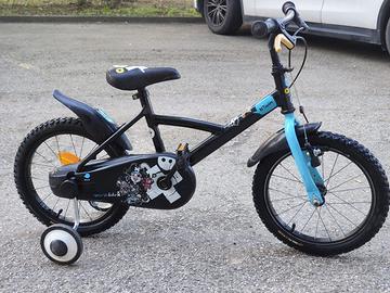Bici bimbo ruote da 16" con rotelline