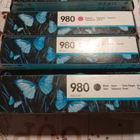 lotto cartucce HP 980 originali 