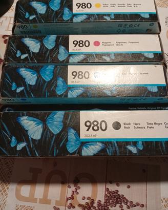 lotto cartucce HP 980 originali 