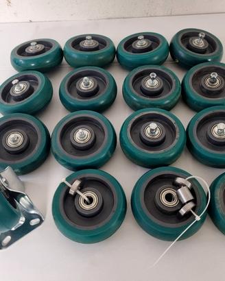 Set Ruote TR-Roll Tellure Rota per Carrelli 