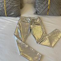 Leggings bambina  color argento Original Marines