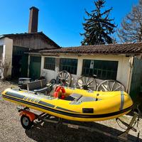 Gommone stingher+motore 25 cv yamaha