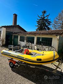 Gommone stingher+motore 25 cv yamaha