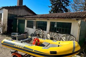 Gommone stingher+motore 25 cv yamaha