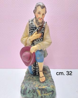 
Pastore Presepe in GESSO cm. 32 