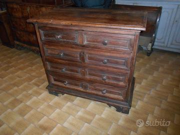 Canterano antico fine '600 in noce