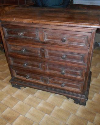 Canterano antico fine '600 in noce
