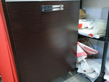 minifrigo rivestito in legno