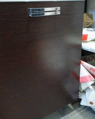 minifrigo rivestito in legno